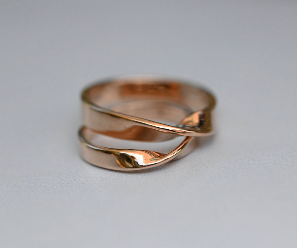 Mobius 14k Gold Ring - Made To Order