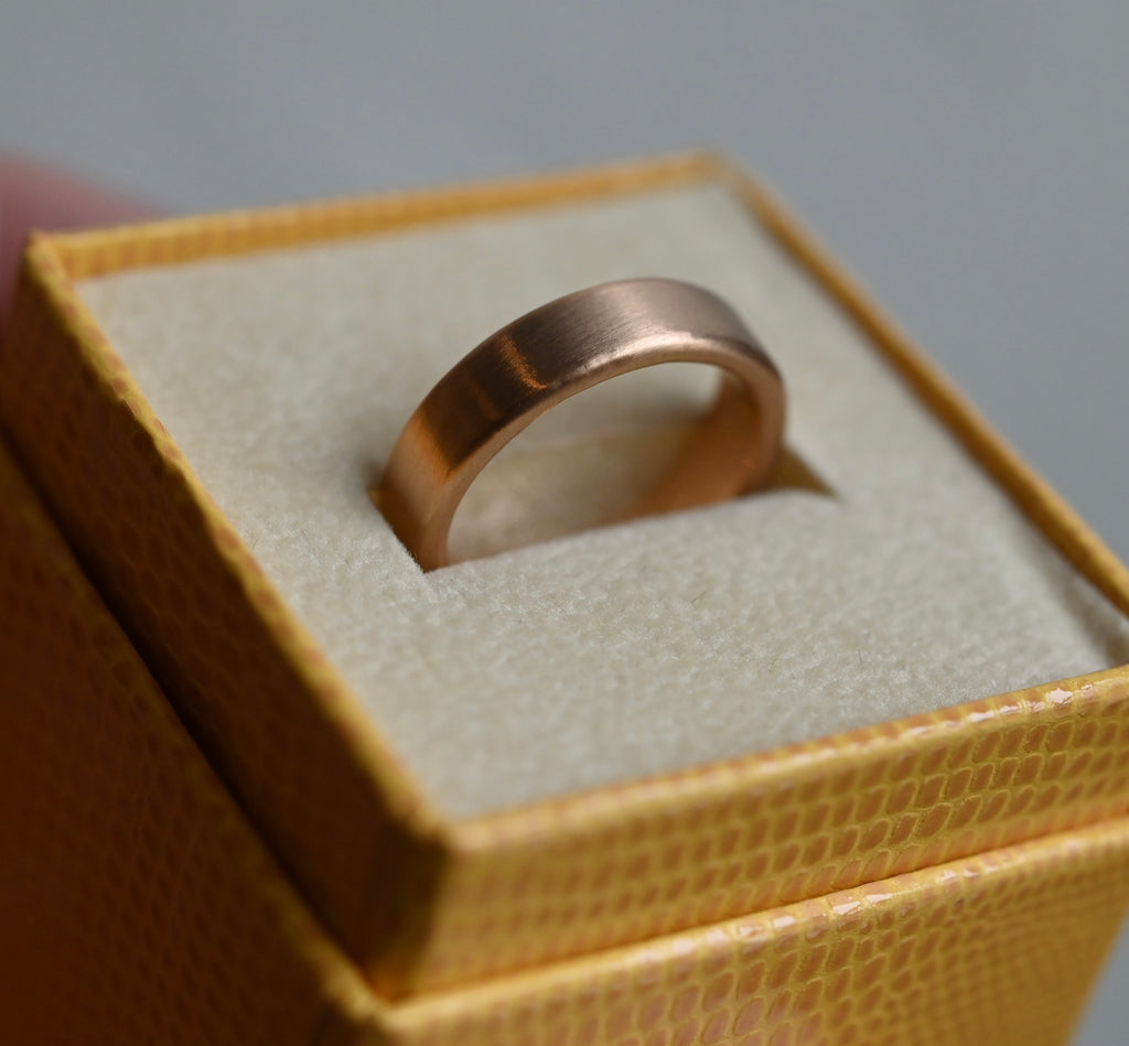 14k Gold Chubby Ring Band - Made to Order