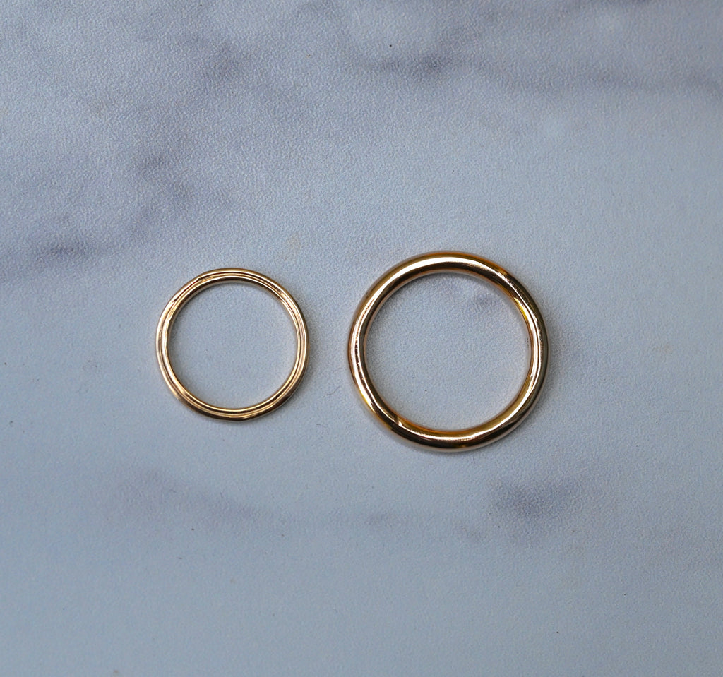 14k Gold "O" Ring - Made To Order Latta