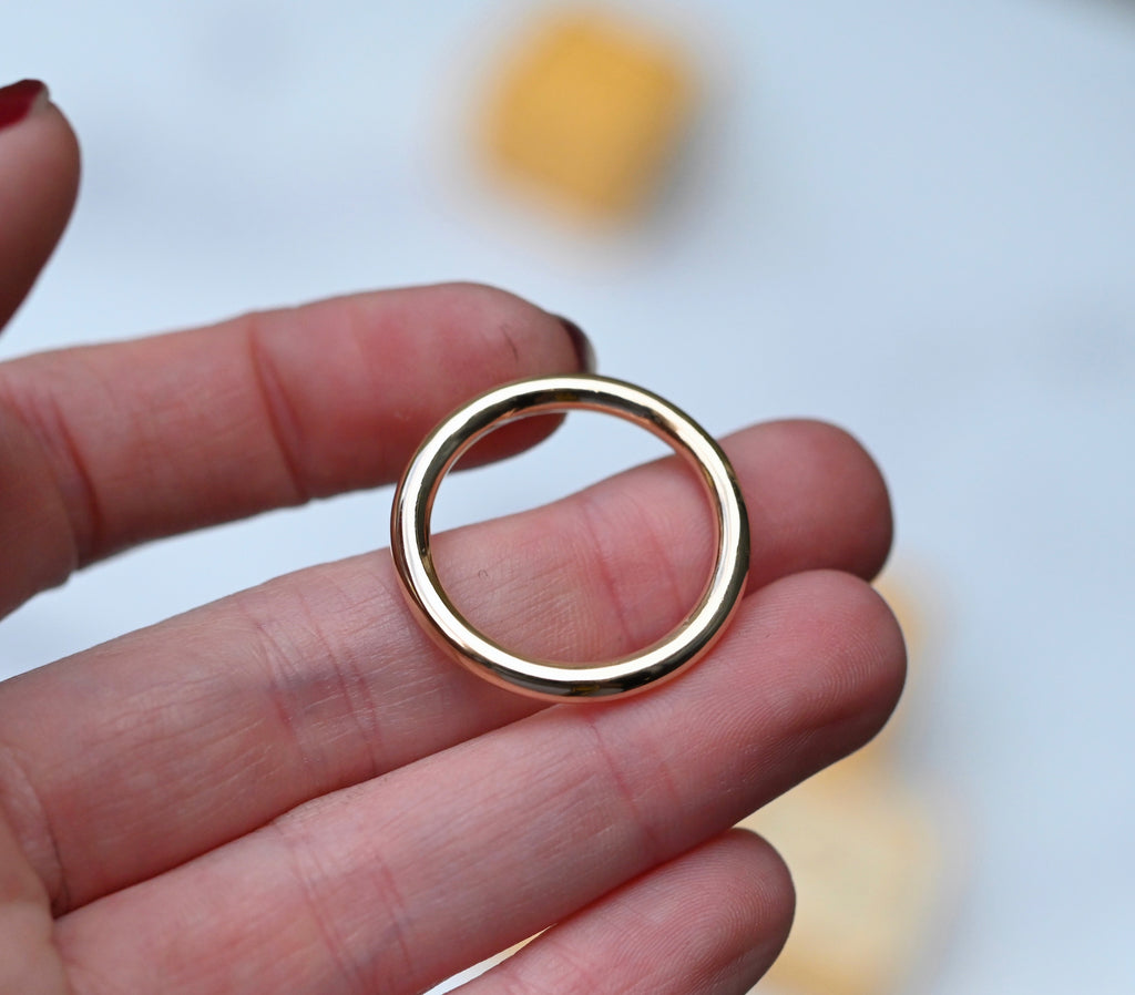 14k Gold "O" Ring - Made To Order Latta